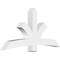 Ekena Millwork Davenport Architectural Grade PVC Gable Bracket, 72"W x 36"H x 6"D x 6"F, 12/12 Pitch GBP072X36X0606DAV00 - alternate 1